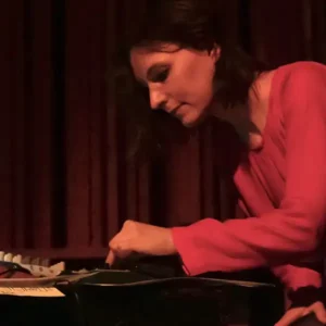 Solénomix COLLEEN. Photo de l'artiste Colleen prise lors d'un concert