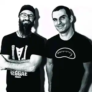 Photo des artistes Groundation (Harrison Stafford) et Brain Damage (Martin Nathan)