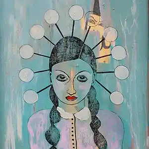 Pochette de l'album "The Element of Love" par l'artiste Danielle de Picciotto