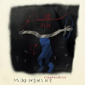 Pochette de l'album "Moonshine" par l'artiste Maurice Louca et le groupe Elephantine