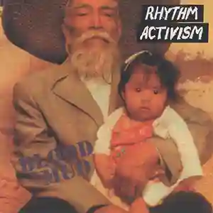 Pochette de l'album "Blood and Mud (dedicated to Zapatistas)" par le groupe montréalais Rhythm Activism