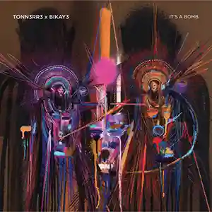 Pochette de l'album "It's a Bomb" par le groupe Tonnerre et l'artiste Bony Bikaye