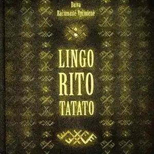 Pochette d elalbum de TRYS KETURIOSE "Lingo Rito Tatato" avec les titres et des symboles dorés sur fond marron