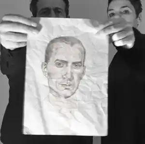 Portrait de Carlo Domenico pour l'album "Carlo Domenico Valyum" par l'artiste Mirco Magnani