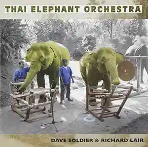 Pochette de l'album "Thai Elephant Orchestra par les artistes dave Soldier et Richard Lair