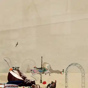 Pochette de l'album "Rendering Encryption" par le groupe japonais Speaker Gain Teardrop