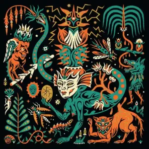 Pochette de l'album "Voltæ (Chthulucene)" par le groupe FOUDRE!