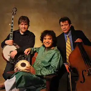 Photo des artistes Bela Fleck, Zakir Hussain et Edgar Meyer