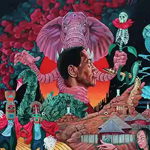 Pochette de l'album "Nomadic" par les artistes Sonny Simmons et Moksha Samnyasin