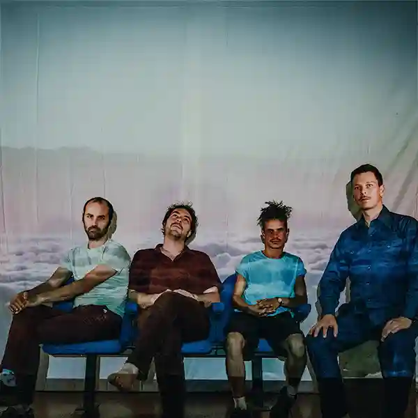 Photo du groupe Mortelle Randonnée avec Sébastien Cirotteau, Benjamin Gilbert, Andy Lévêque, Clem Thomas