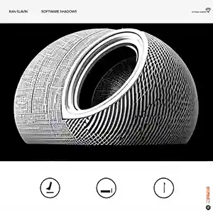 Pochette de l'album "Software Shadows" par l'artiste Ran Slavin