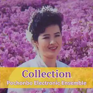 Pochette de l'album "Kimjonglia" par le groupe Pochonbo Electronic Ensemble