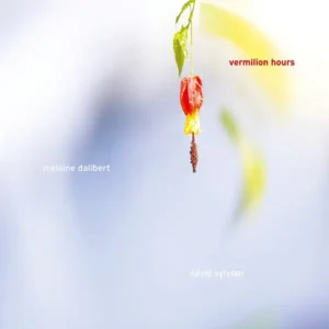 Pochette de l'album "Vermilion Hours" par les artistes Melaine Dalibert et David Sylvian