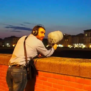 Photo de l'artiste Giulio Aldinucci pour illustrer l'émission "Solénoïde - Virée Italienne 02"