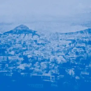 Pochette de l'album "Syndesis" par l'artiste Madeleine Cocolas
