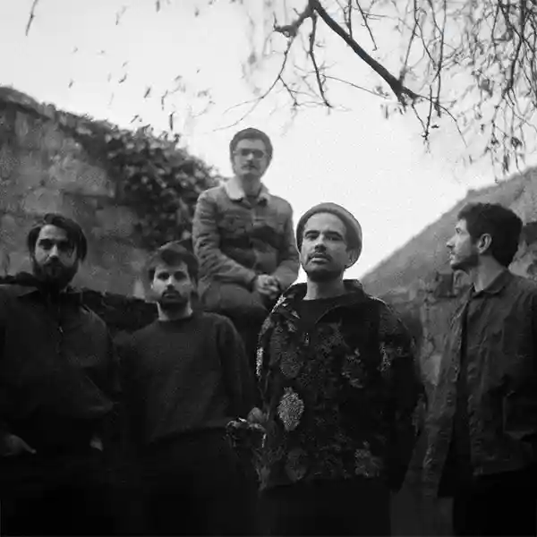 Photo du groupe Dééfait avec Ric Lara, Lucas Valero & Grégoire Couvert, Enir Da, Pablo Valero