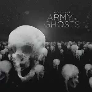 Pochette de l'album "Army of Ghosts" par l'artiste Raoul Sinier