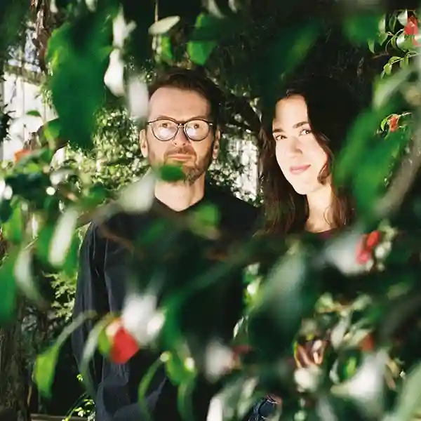 Photo des artistes Robert Lippok et Anushka Chkheidze pour illustrer l'émission "Solénoïde - Blender Session 71"