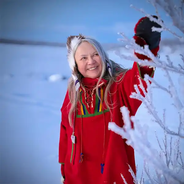 Photo de l'artiste Mari Boine pour illustrer l'émission "Solénoïde - Carav'elle 05"