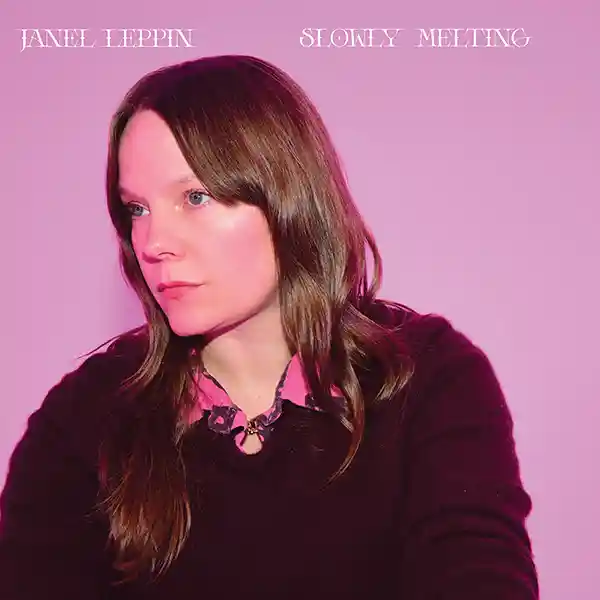 Pochette de l'album "Slowly Melting" par l'artiste Janel Leppin