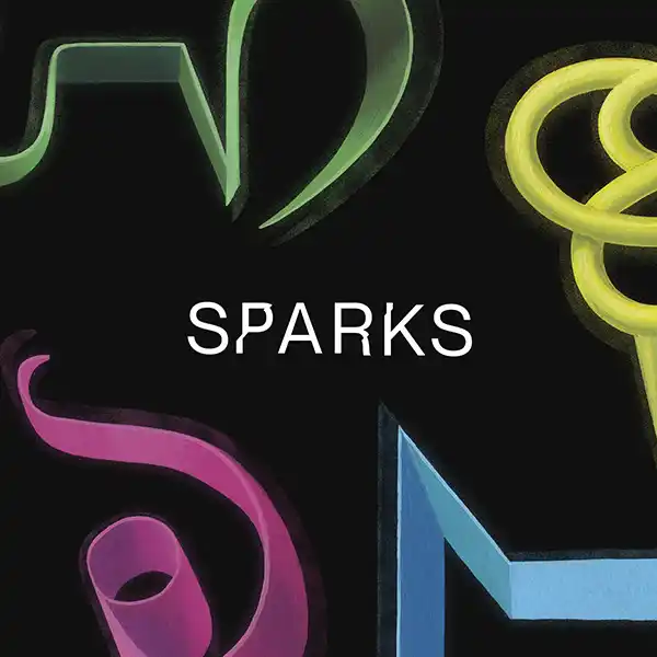 Pochette de l'EP "Sparks" par l'artiste Simon Goff