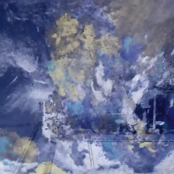 Pochette de l'album "Vents d’aether" par les artistes Jérôme Bouve et Delphine Dora